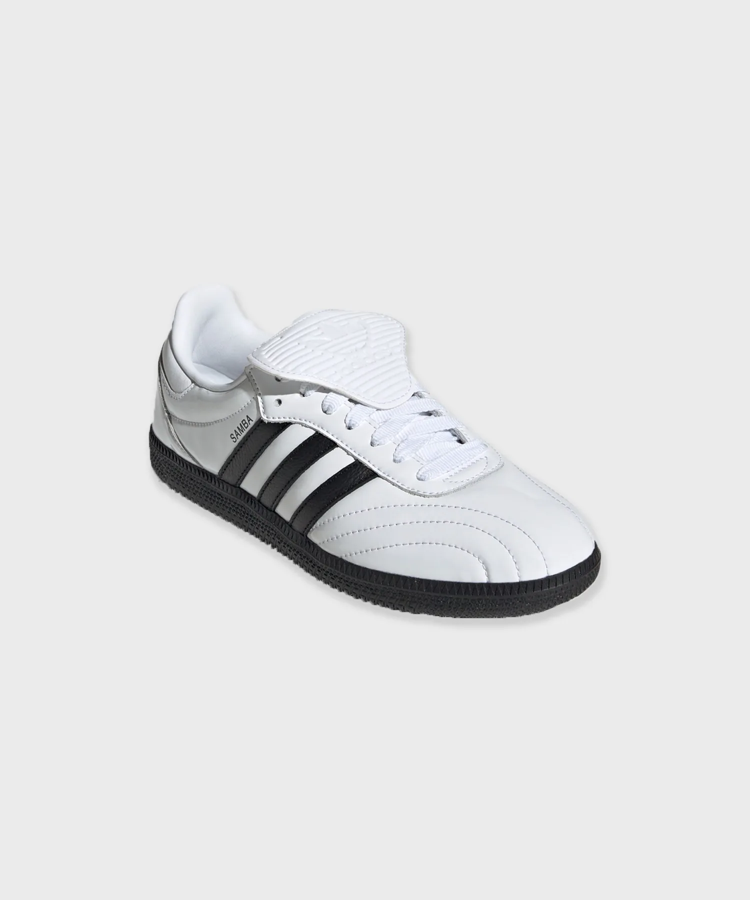 Унисекс кроссовки adidas SAMBA LT кожаные бело-чёрные