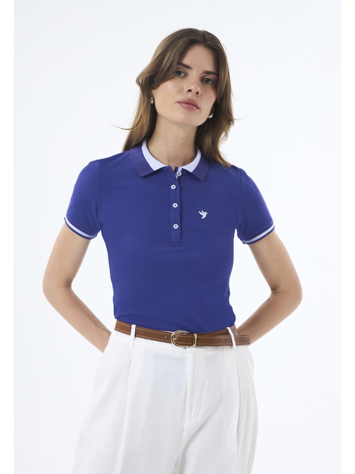 

Рубашка-поло с короткими рукавами фиолетового цвета Felix Hardy