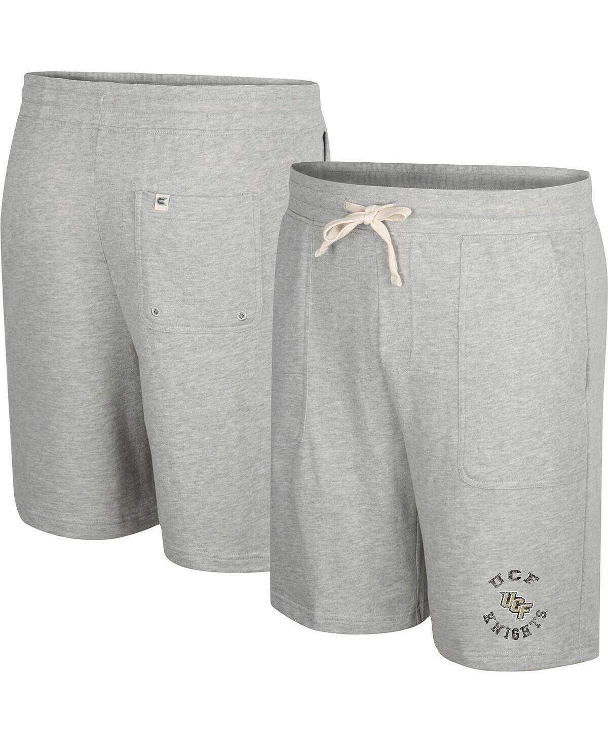 

Мужские махровые шорты UCF Knights Love To Hear This Grey Heather Grey Colosseum