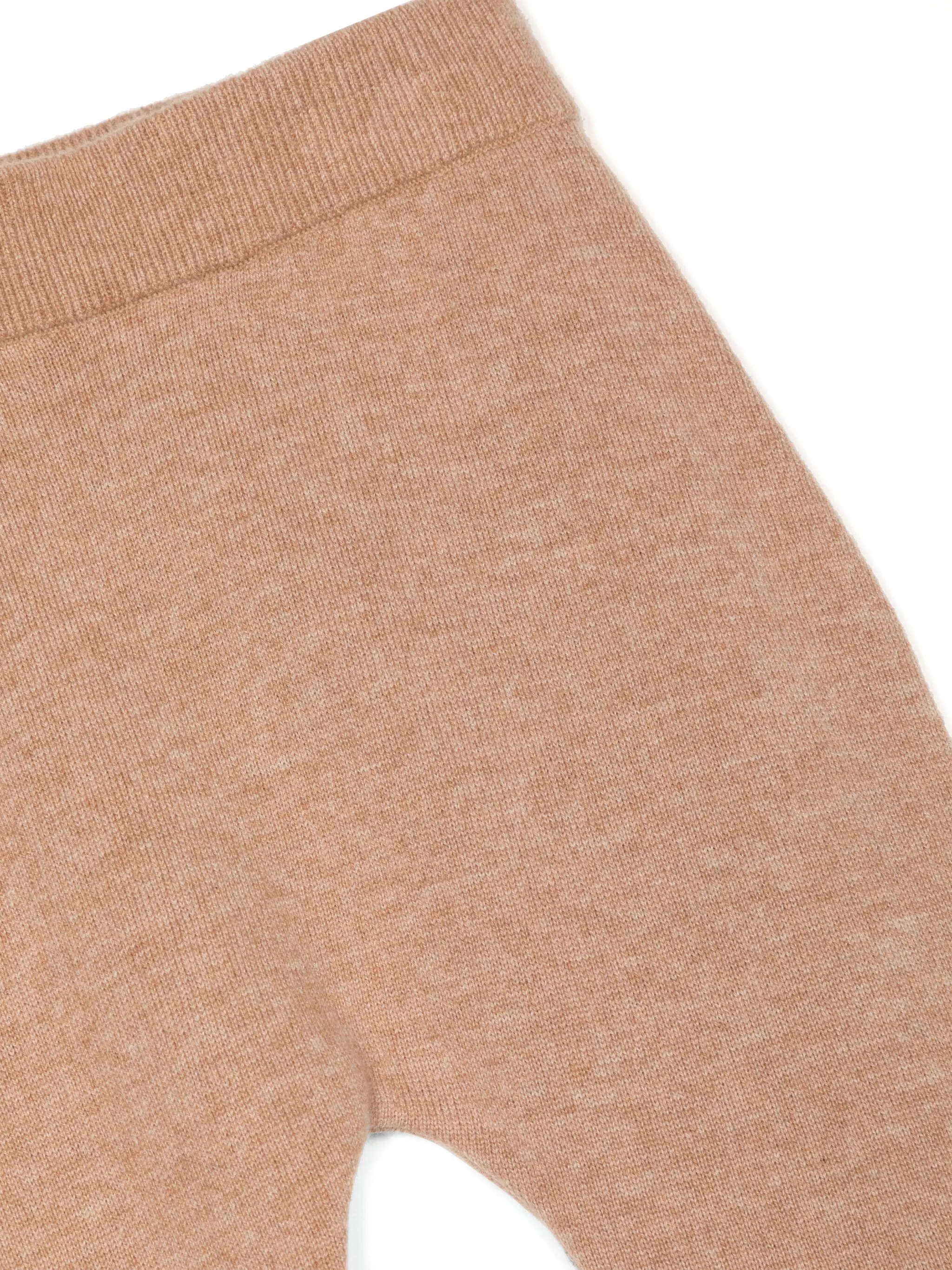 Зауженные брюки Devon из смесовой шерсти Cashmere In Love Kids, коричневый — фото 3