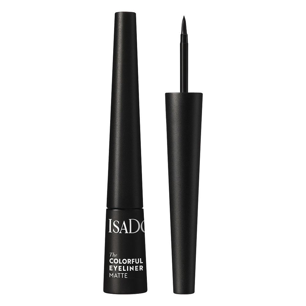 

Жидкая подводка для глаз the colorful eyeliner Isadora, цвет black, 2.5 мл