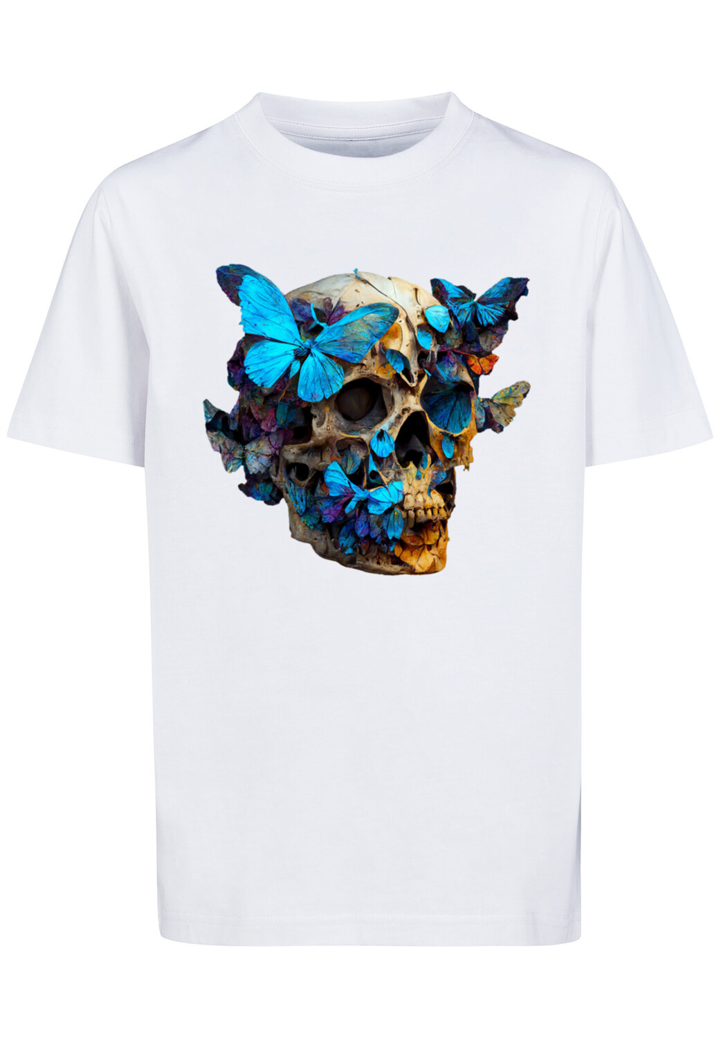 

Футболка F4NT4STIC Schmetterling Skull TEE UNISEX, белый