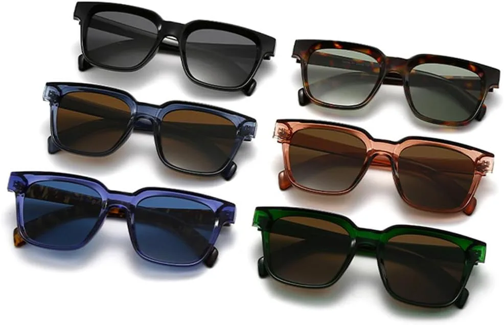 

Ретро солнцезащитные очки для женщин, защита от УФ-излучения UV400, модные солнцезащитные очки для мужчин, трендовые солнцезащитные очки HVTVTLA, Black Gray