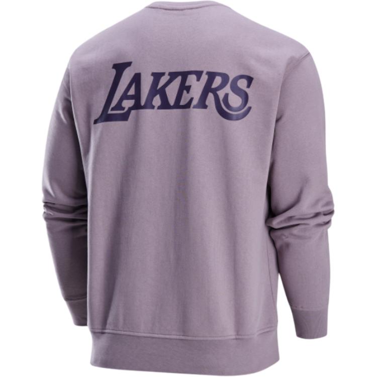 Jordan Толстовка NBA Courtside Los Angeles Lakers мужская smoky purple — фото 4