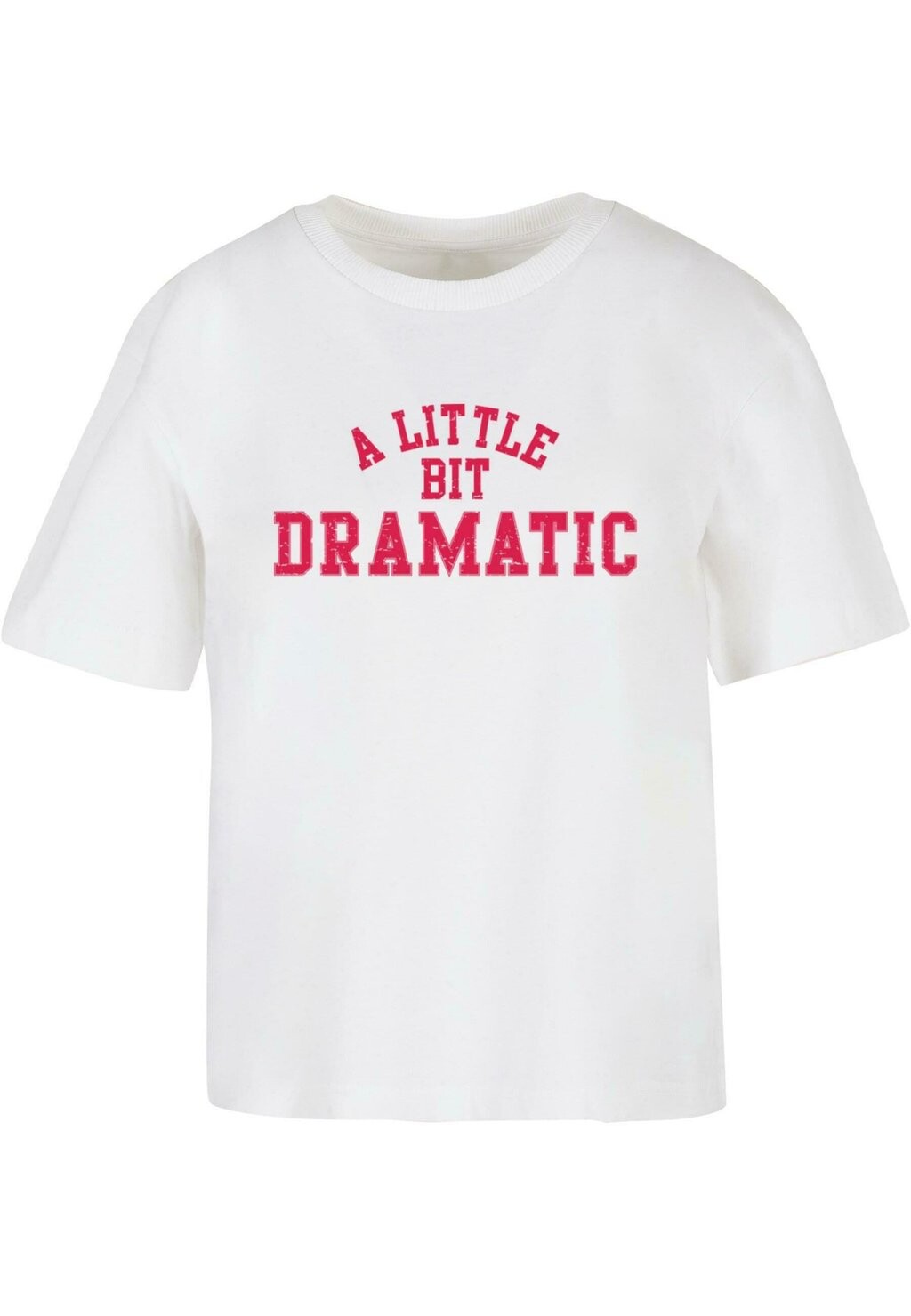 

Принт на футболке LIL DRAMATIC Mister Tee, белый