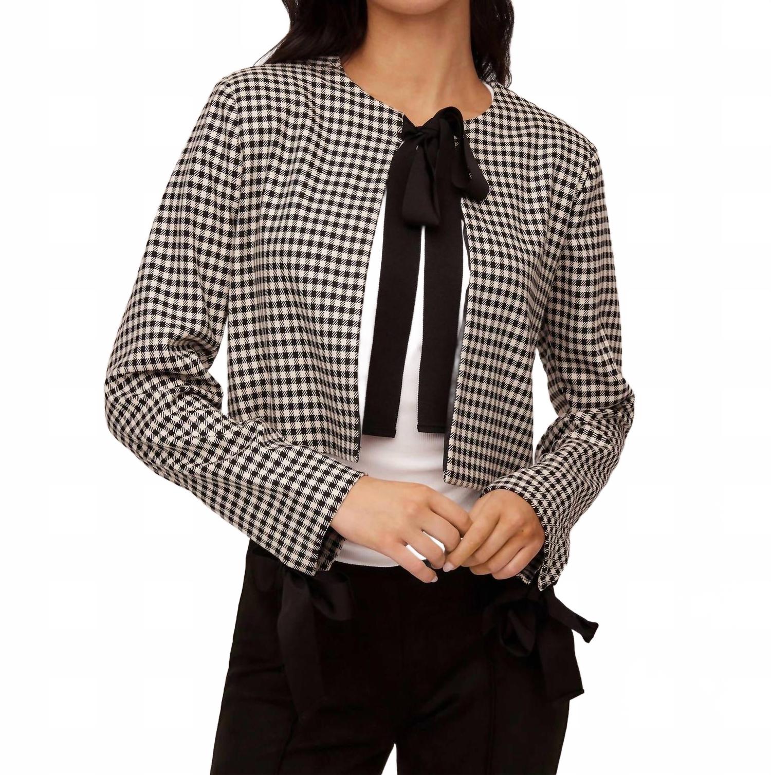 

Куртка Poppy Bow Micro в клетку Fifteen Twenty, Check