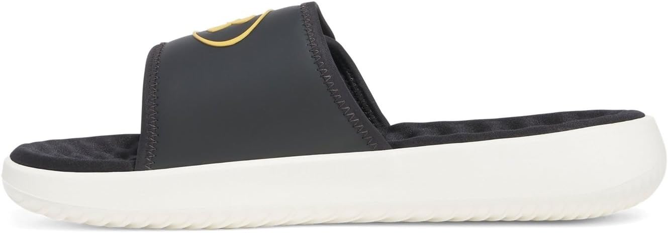 Under Armour мужские сланцы Ignite Pro 8, (025) Galaxy Black/White Quartz/Orange Shock — фото 2
