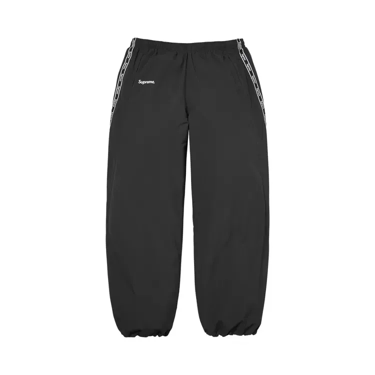 Спортивные брюки Supreme Logo Taping Track Pant, черный