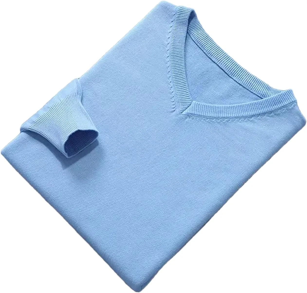 

Мужской свитер из кашемира V-образным вырезом Mkjuuior