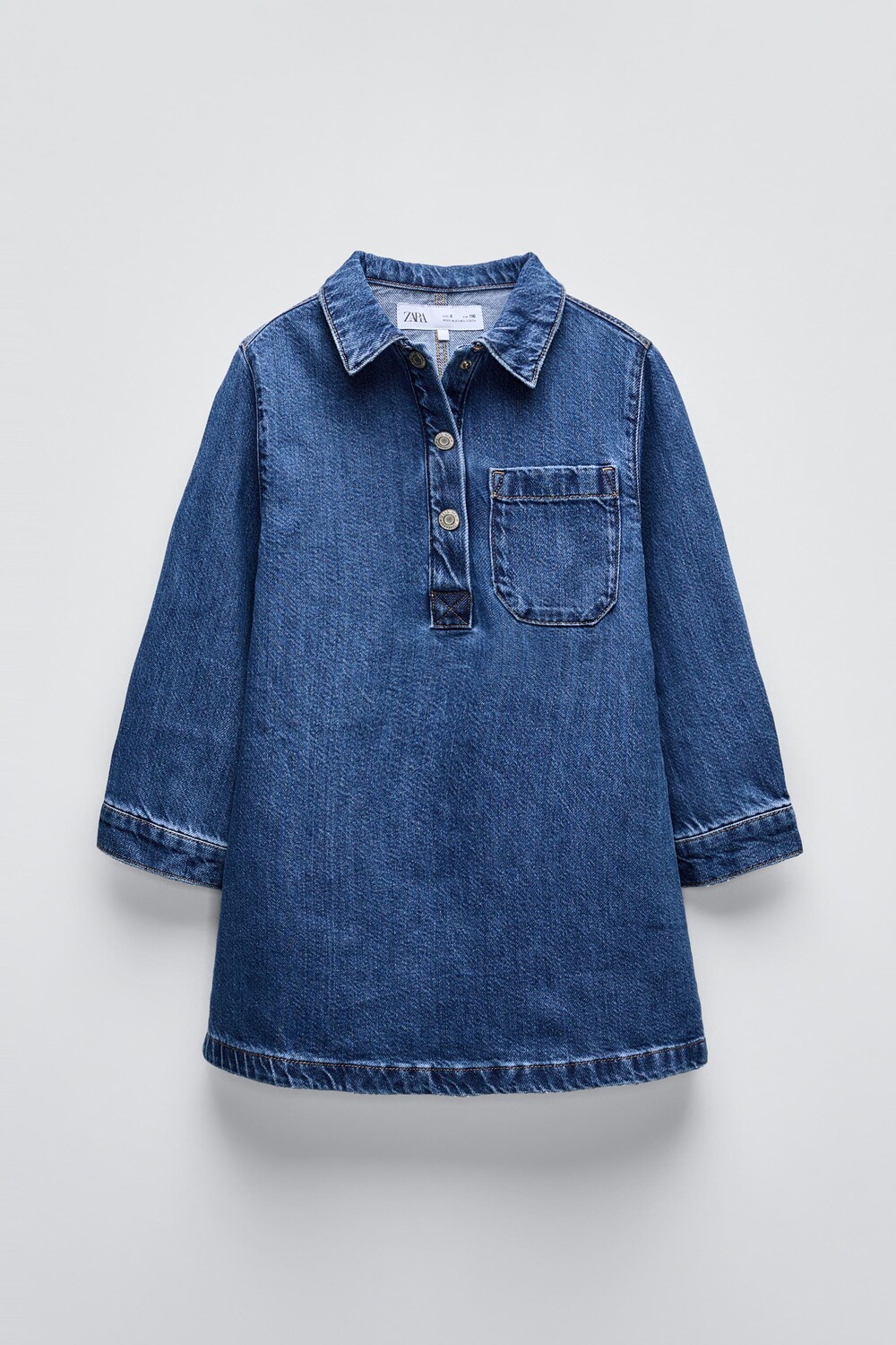 

Платье из джинса ZARA, синий