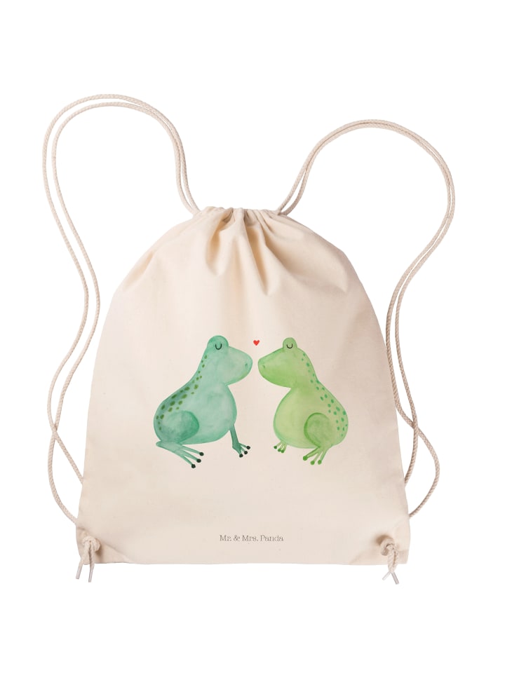 

Mr. & Mrs. Panda Сумка из ткани Frog Love без надписи, кремового цвета