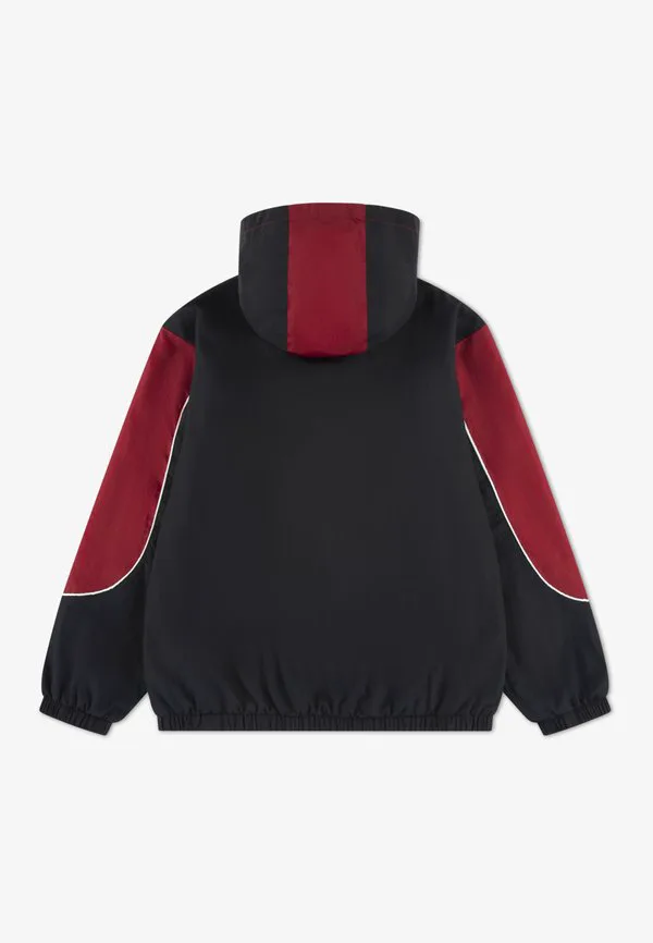 Куртка унисекс для активного отдыха с цветовыми блоками Jordan, Gym Red — фото 2