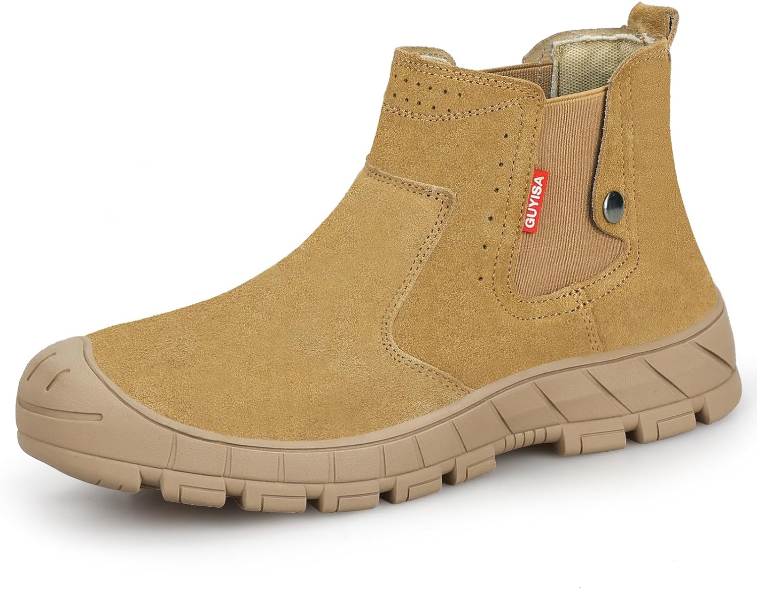 

Рабочие сварочные ботинки GLANOUDUN для мужчин, без шнурков, с металлическим носком, неразрушимые ботинки с металлическим носком, рабочая обувь сварщика для мужчин, огнестойкая защитная обувь для строительства, мужская рабочая и защитная обувь,...