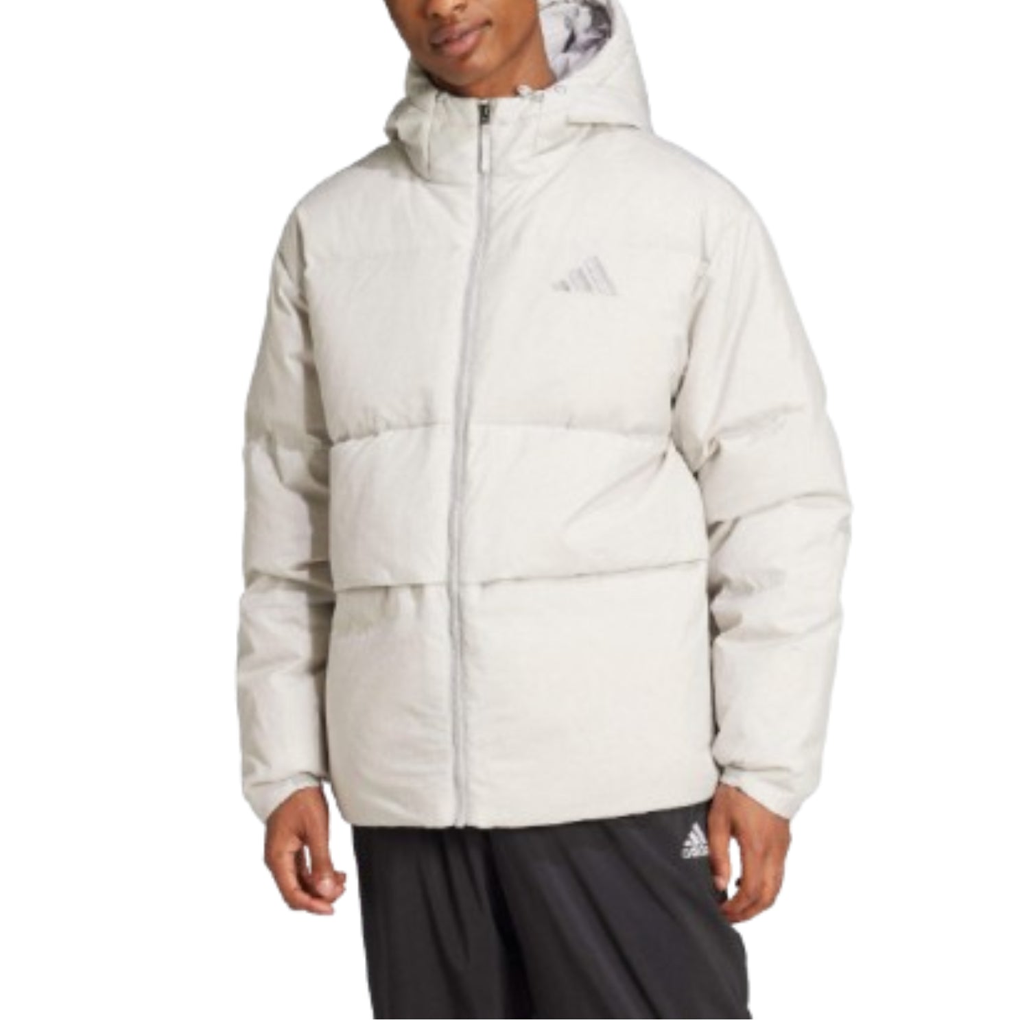 Пуховая куртка Adidas Basic Down Jacket 'White' — фото 2