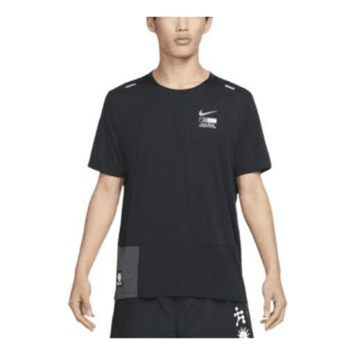 

Футболка Men's Nike Solid Color Back Alphabet Printing Short Sleeve Black T-Shirt, мультиколор