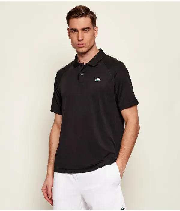 Футболка Lacoste Полюс Regular Fit, черный