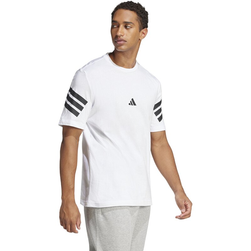Футболка Future Icons с тремя полосками Adidas, белый — фото 4