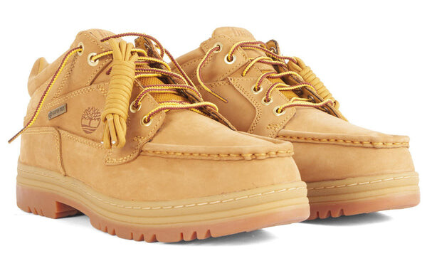 Кроссовки beams x heritage gore-tex moc toe middle 'wheat nubuck' Timberland, желтый — фото 3