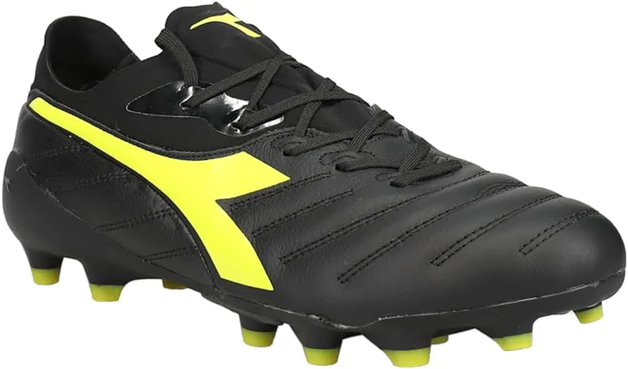 Футбольные бутсы Diadora Mens Brasil Elite Tech Lpx для твердого грунта - черные, черный — фото 4