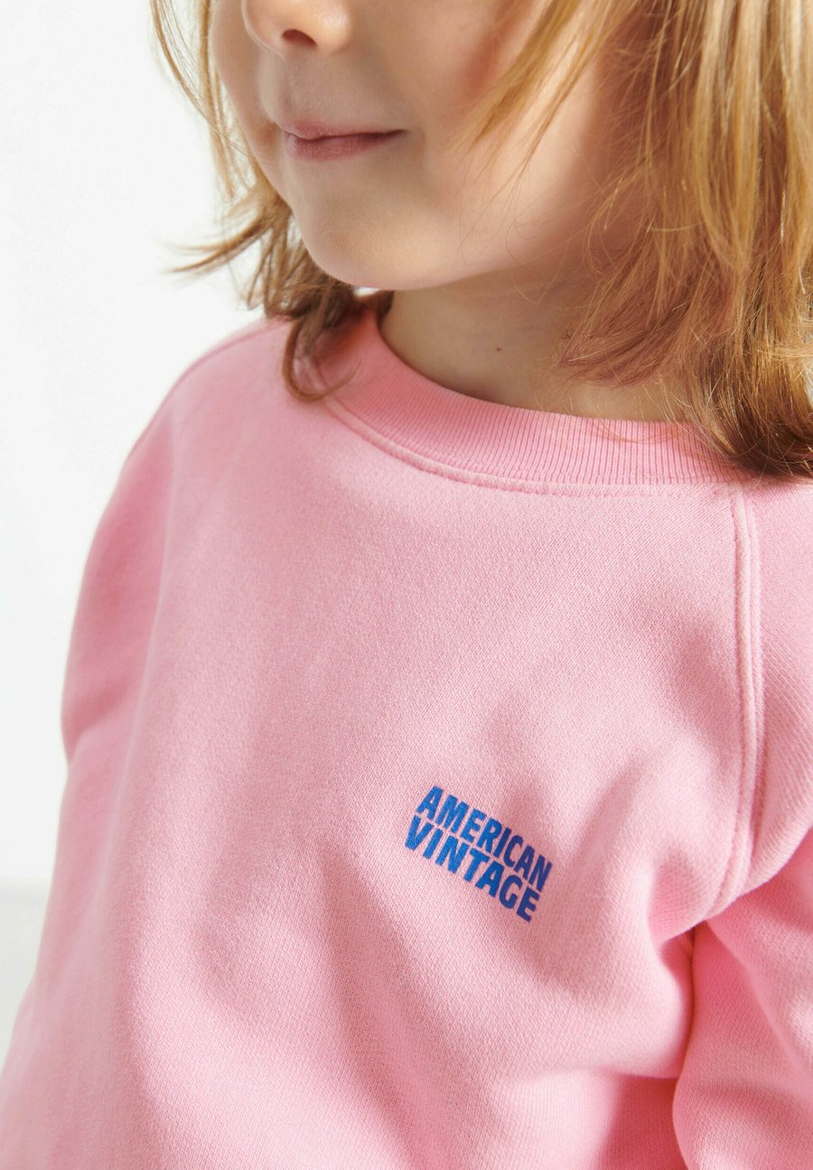 Толстовка American Vintage IZUBIRD, Barbe A Papa Vintage/Light Pink — фото 4