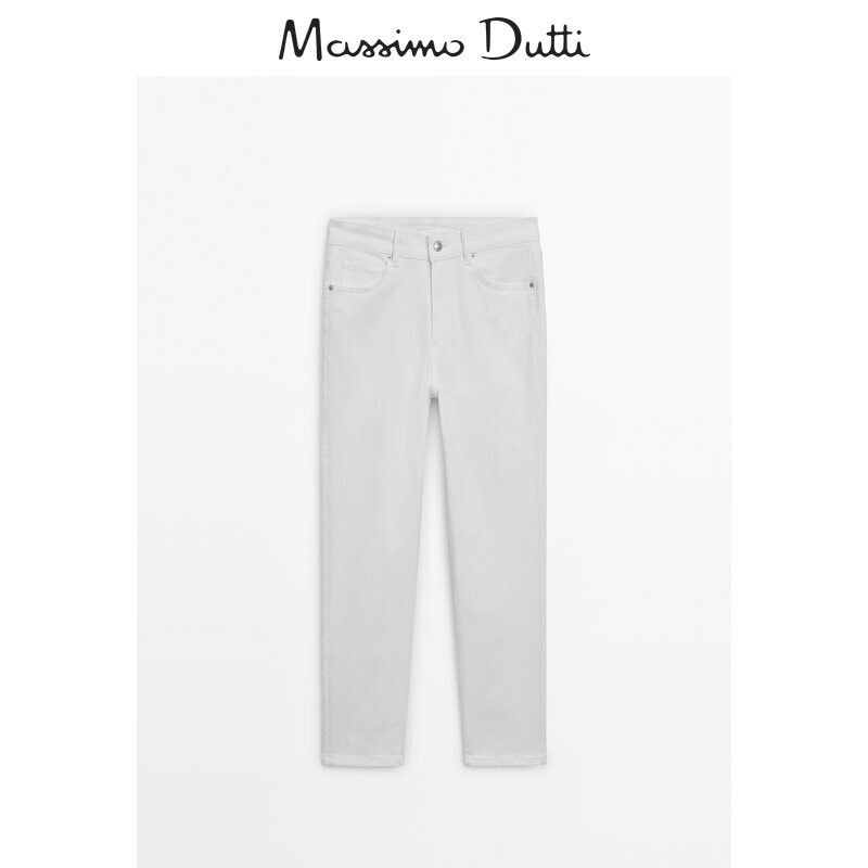 

Джинсы прямые Massimo Dutti, кремовый