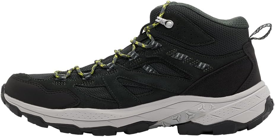 Мужские треккинговые кроссовки Jack Wolfskin среднего верха, черный — фото 4