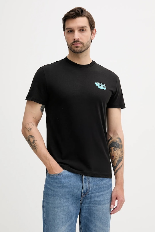 

Хлопковая футболка Tommy Jeans, черный
