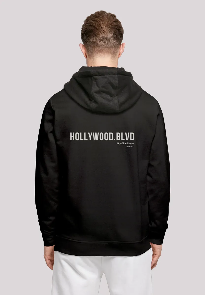 

Толстовка F4NT4STIC "Hollywood blvd HOODIE", принт, черный