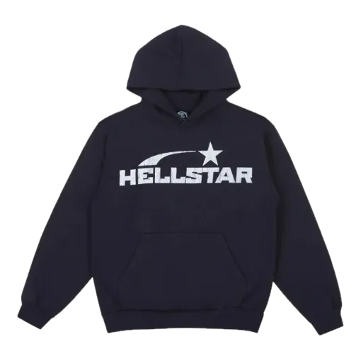

Худи Hellstar Studios Basic Logo Hoodie 'Black White', черный