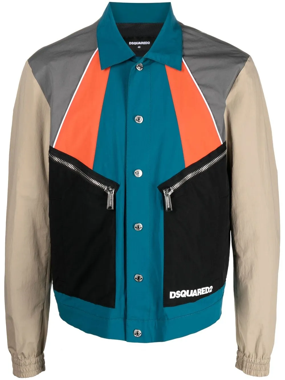 

Куртка-рубашка с логотипом DSQUARED2, синий