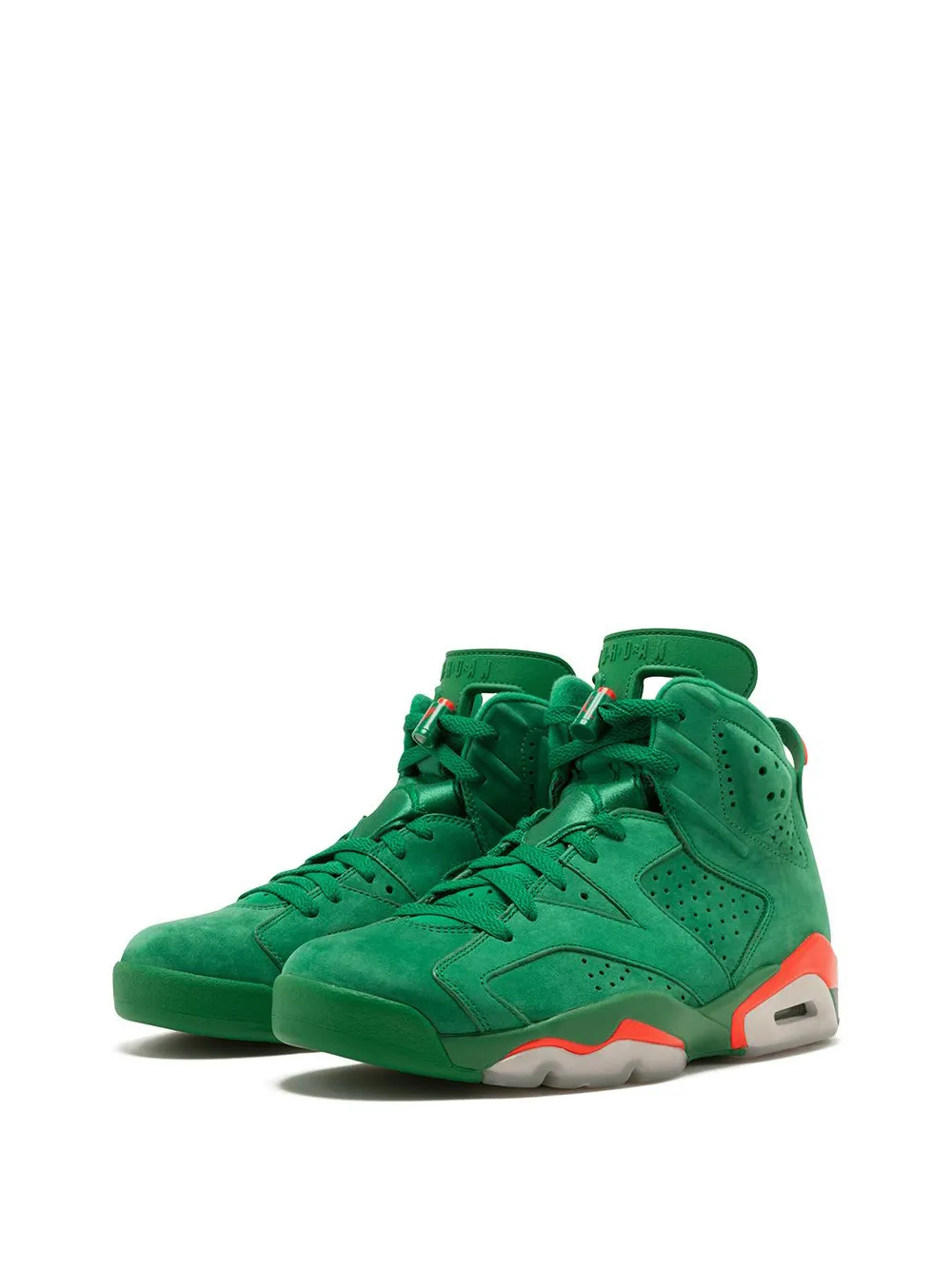 Кроссовки Air  6 Retro NRG Gatorade Jordan, зеленый — фото 2