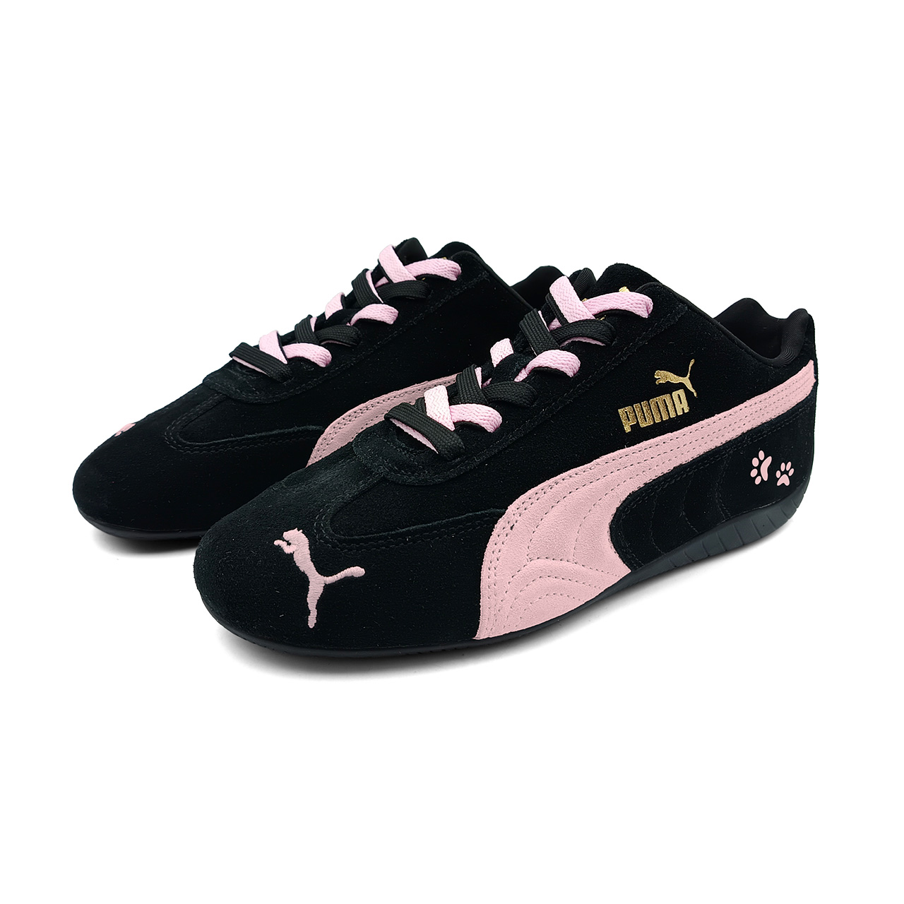 Speedcat Collection низкие повседневные кроссовки Unisex черный розовый PUMA, черный/розовый — фото 4