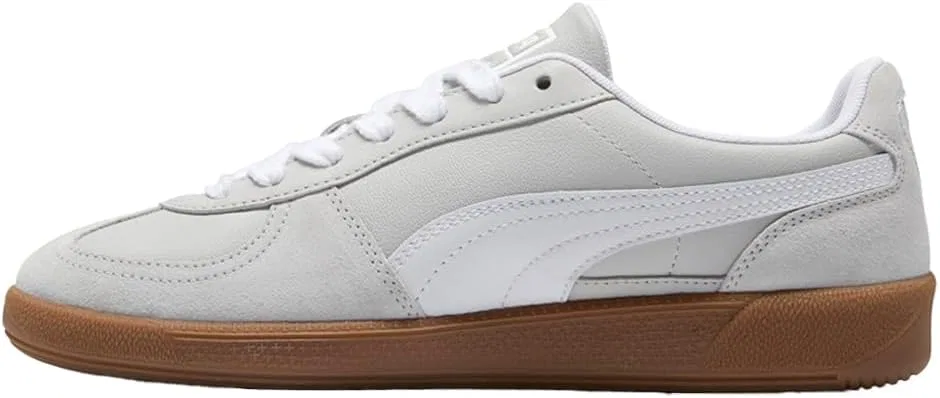 Мужские кроссовки Puma Palermo, Puma White Cool Light Grey Puma Gold — фото 3