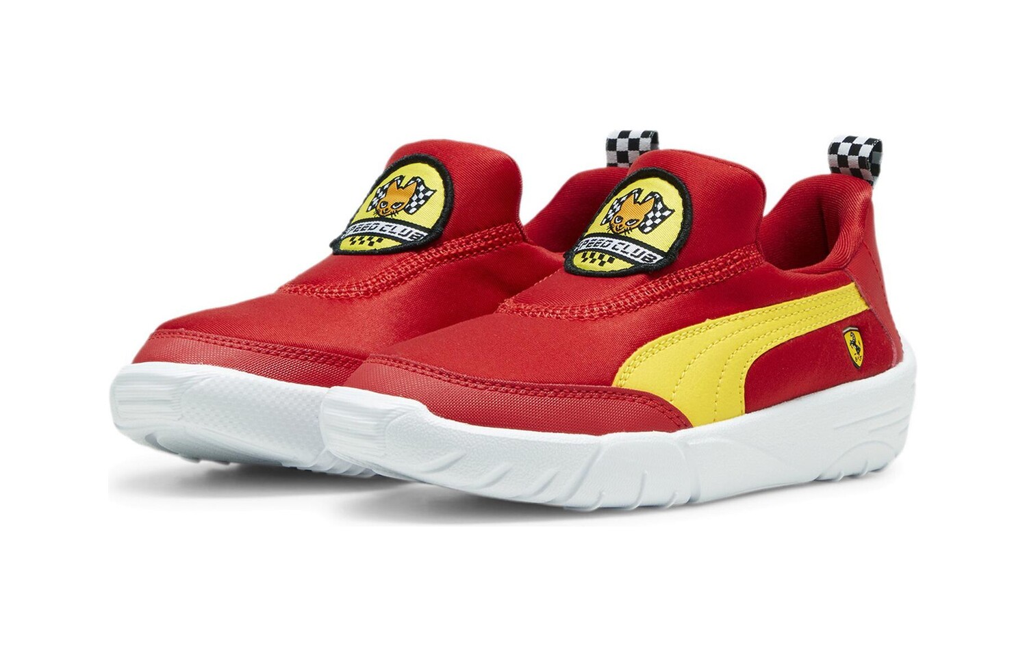 Кроссовки Puma Scuderia Ferrari Kids Lifestyle Shoes PS Mid-top Red, красный — фото 3
