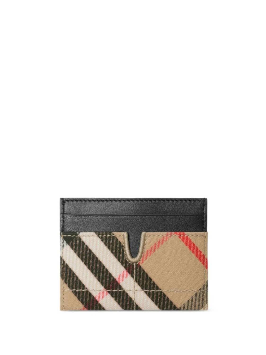 

Держатель для карт Burberry Check Snip, серый