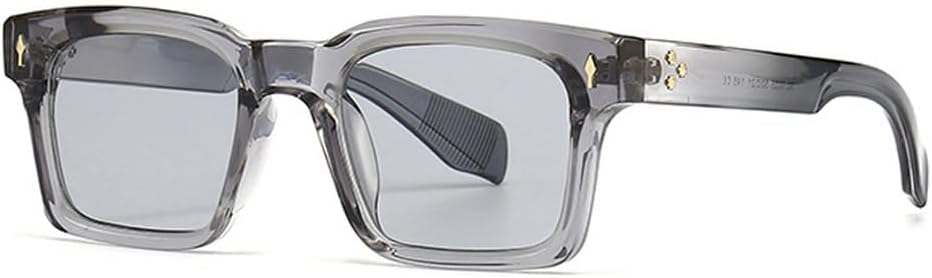 

Модные солнцезащитные очки с градиентным покрытием, мужские солнцезащитные очки UV400, винтажные темно-зеленые, трендовые женские солнцезащитные очки TKKTLLT, Grey Light Gray