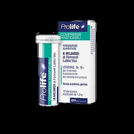 

Жевательные таблетки Prolife Zeta Farmaceutici 12 таблеток Zeta Farmaceutici Spa