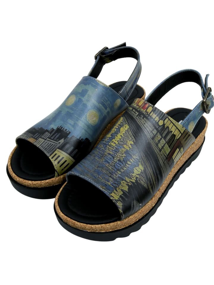 Сандалии на плоской подошве Dogo Gigi Sandalen - Sea Sparkle, синий — фото 2