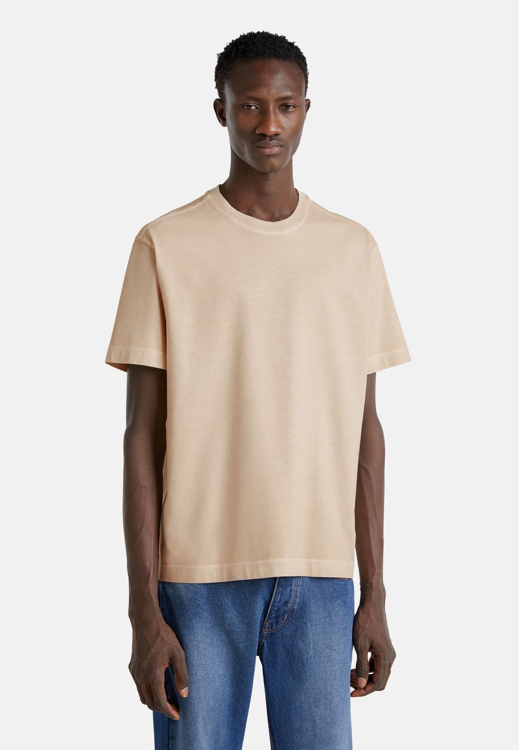 

Базовая футболка United Colors of Benetton, бежевый
