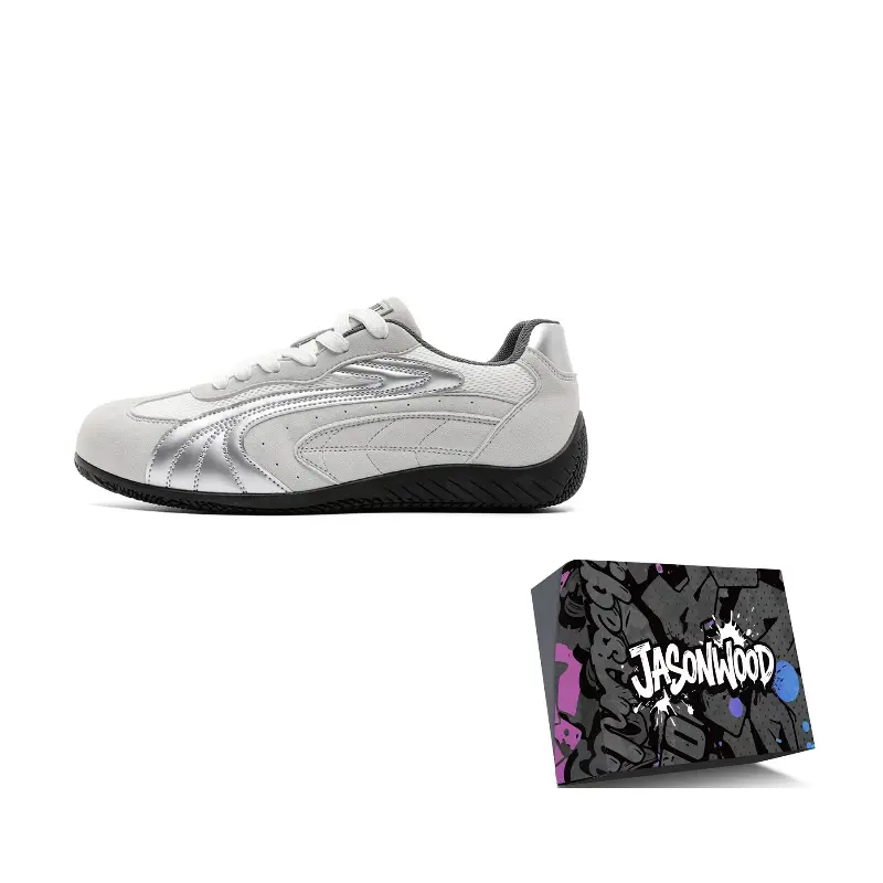 

JASONWOOD Серые мужские кеды на низком ходу, цвет Gray