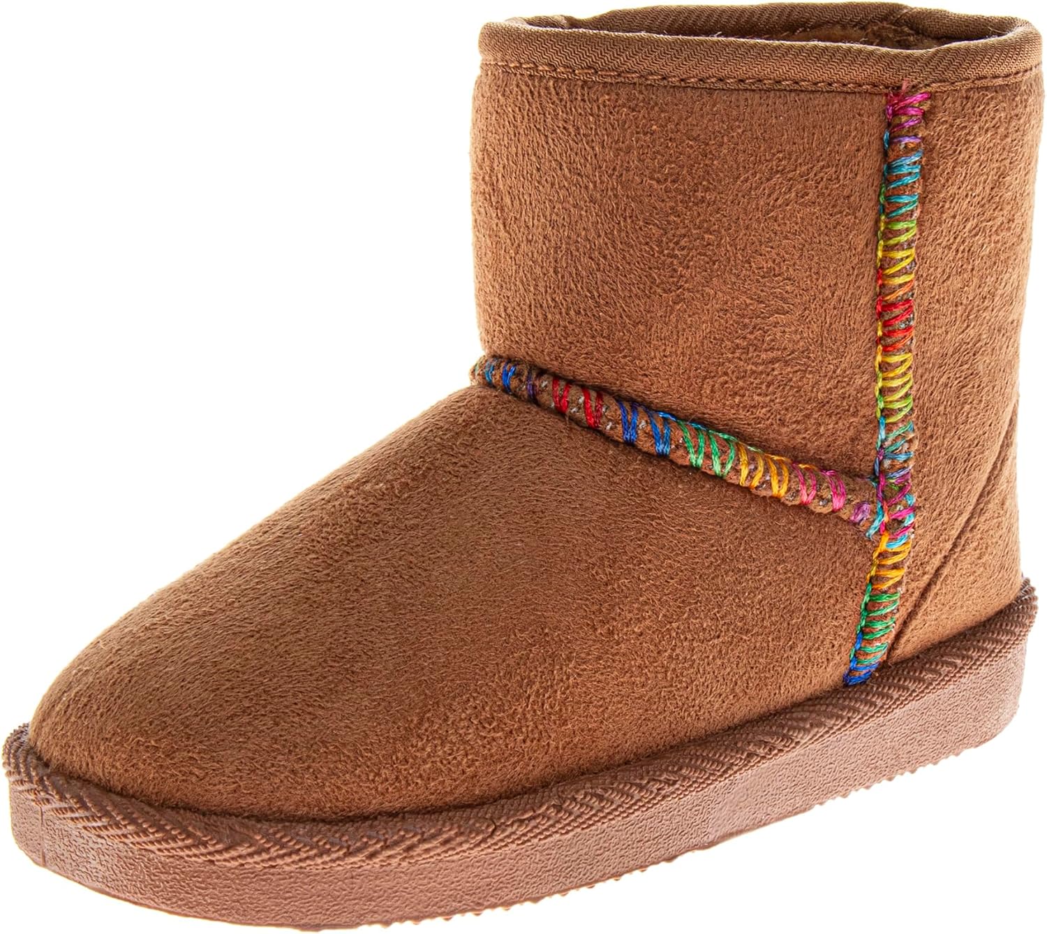 

Сапожки Avalanche для мальчиков и девочек, плюшевые, для детей, теплые зимние ботинки, размер 3-4 для младенцев / 5-10 для малышей / 11-12 для детей, Brown