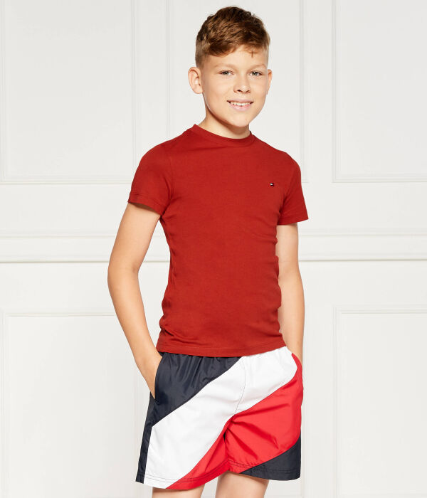 Базовая футболка Regular fit Tommy Hilfiger, красный — фото 3