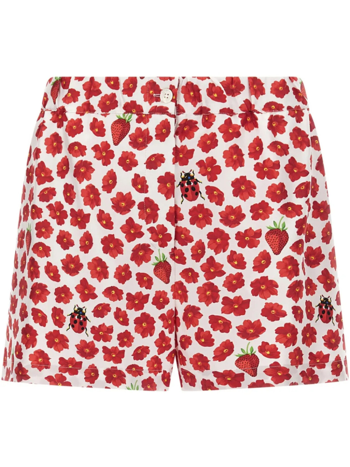 

Шорты Versace Strawberry Garden, красный