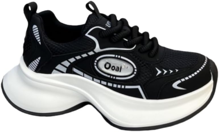 

Мужские спортивные кроссовки на толстой сетчатой подошве, дышащие, в модном стиле. Удобный материал. Подходят для активного отдыха на открытом воздухе Clolinde, черный