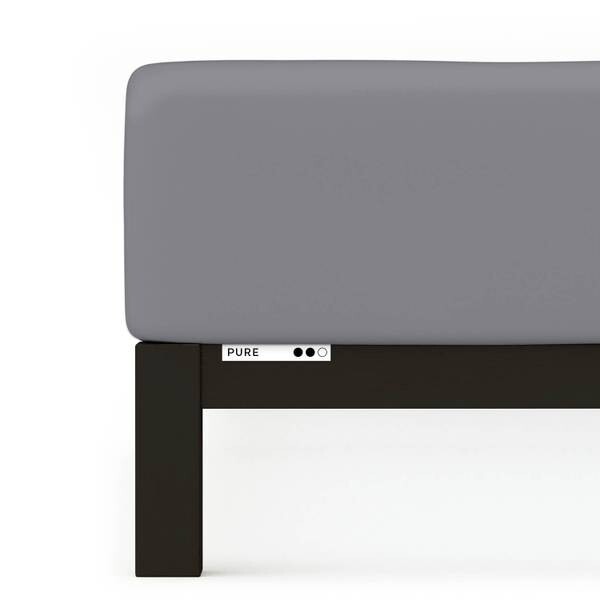 

Простыня schlafgut Pure, 90x40x220 см цвет grey mid