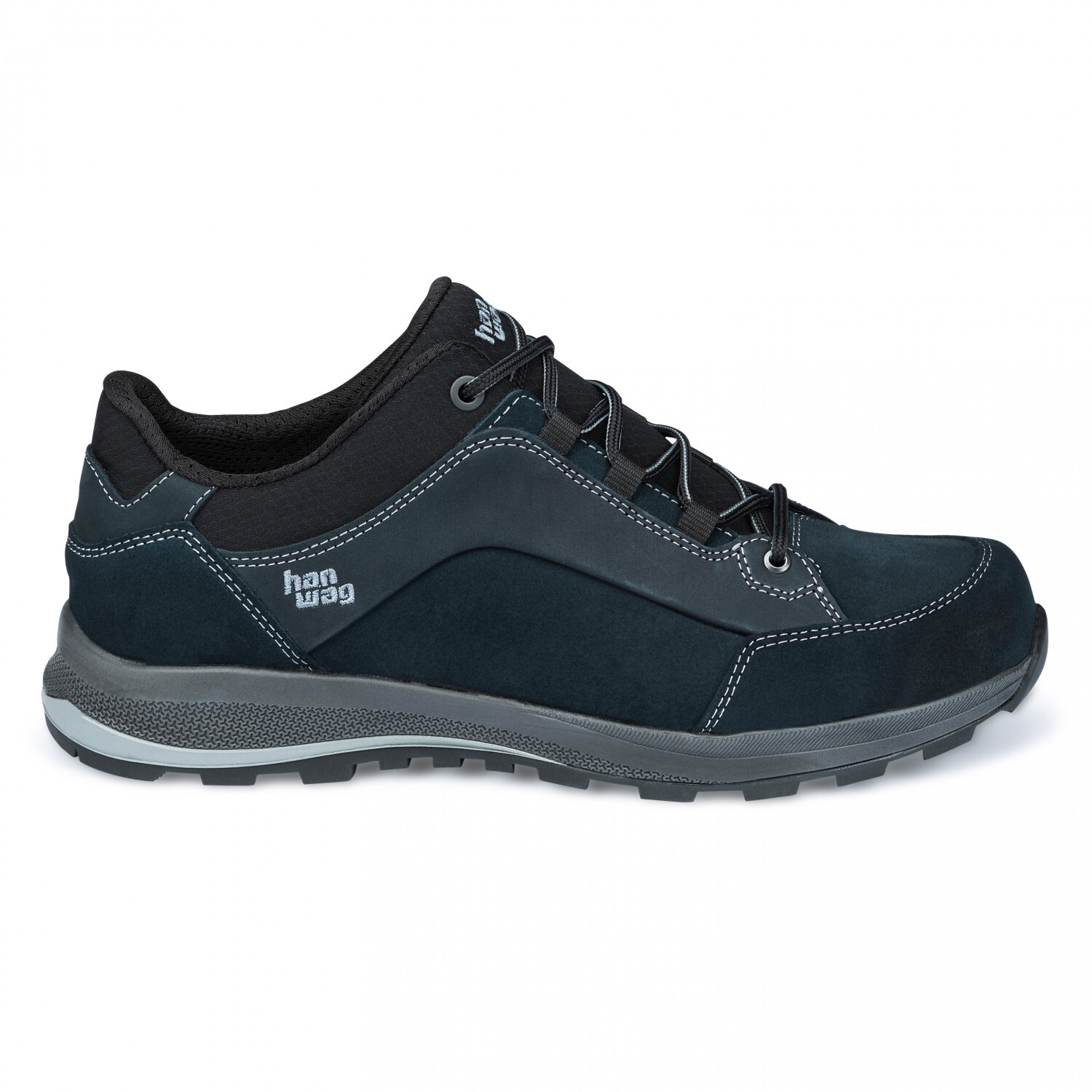 Мультиспортивная обувь Hanwag Banks Low Bunion LL, цвет Navy/Black — фото 2