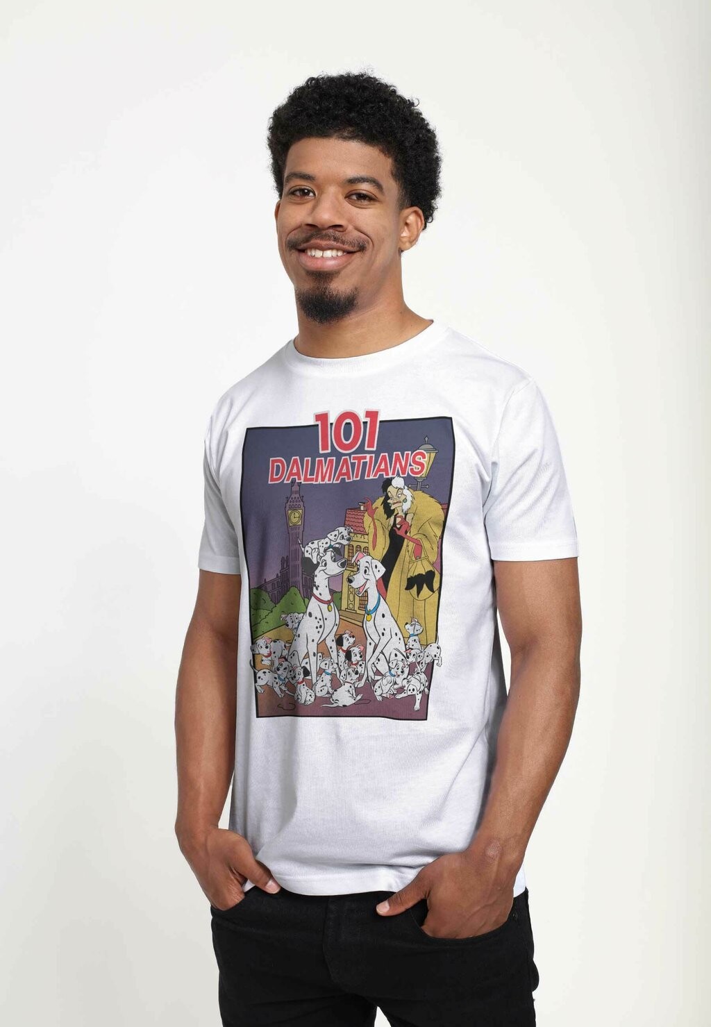 

Футболка с принтом 101 DALMATIANS VHS COVER UNISEX Disney, белый