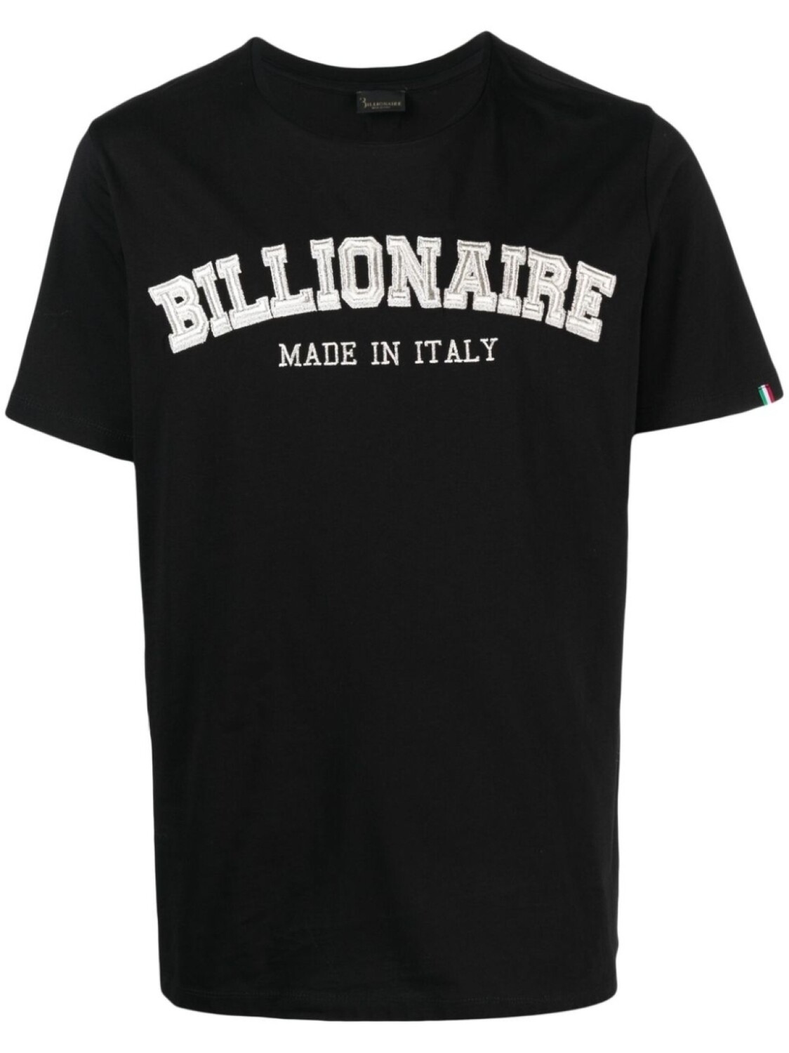 

Billionaire футболка с вышитым логотипом, черный