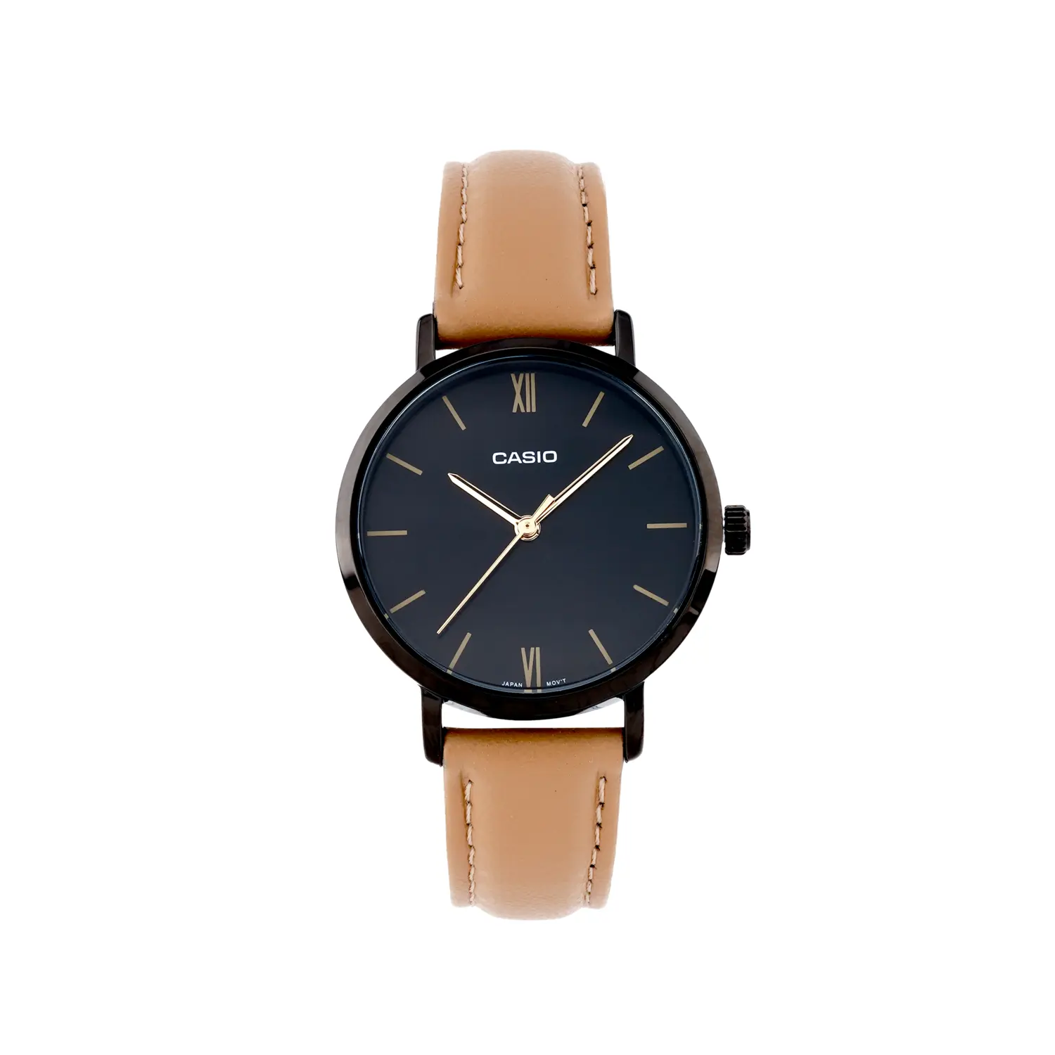 

CASIO Часы Women's Standard Series Black Watch LTP-VT02BL-1A, Black Dial