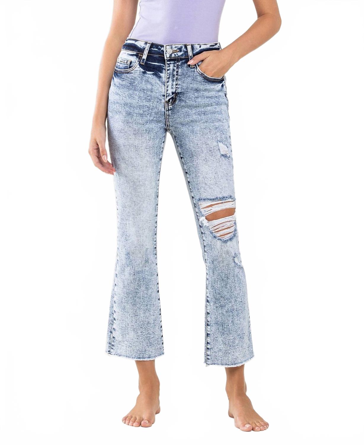 

Джинсы Kick Flare с высокой талией, с эффектом кислотной стирки Flying Monkey, Acid Washed